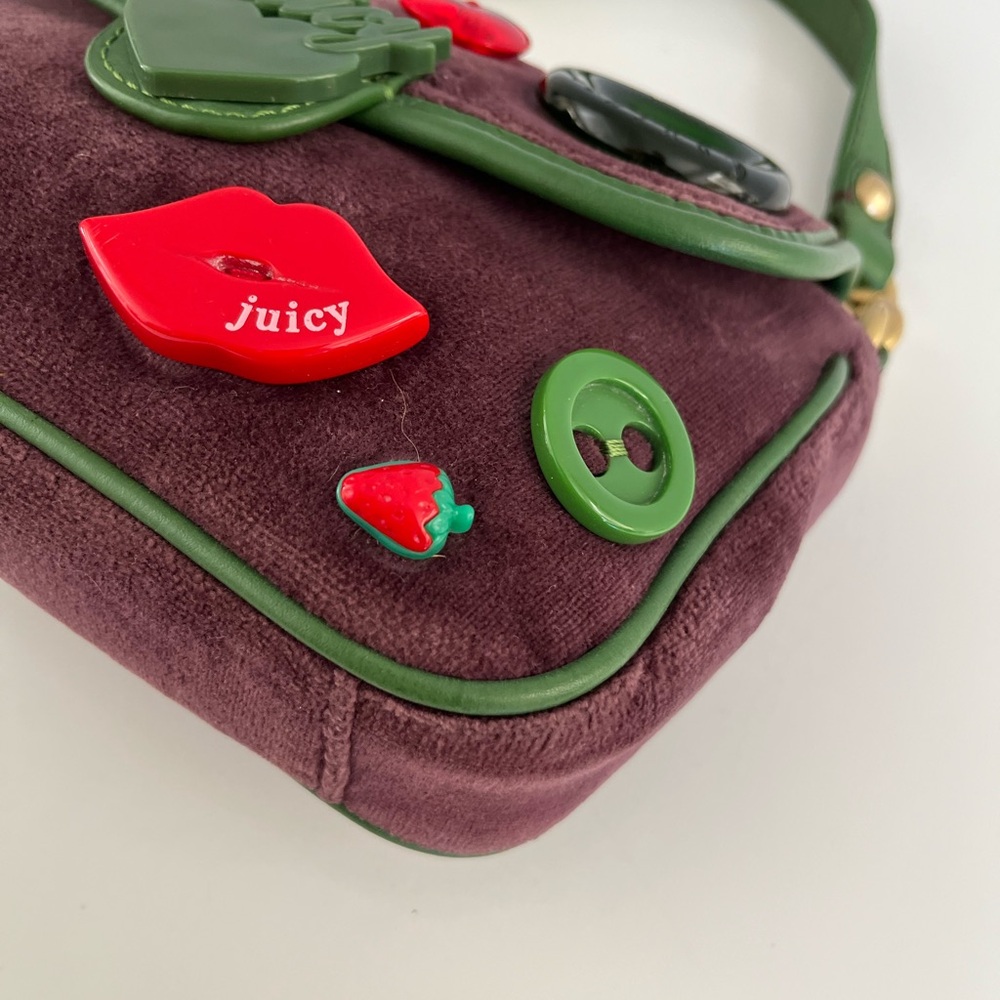 VTG Y2K JUICY COUTURE Velour Mini Bag - Picture 5 of 12